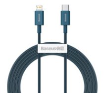 Baseus Baseus Superior sērijas kabelis USB-C ar iP, 20W, PD, 2m (zils) Baseus BSU2662BLU, USB Typ C / Lightning Baseus Superior Series Cable USB-C to iP, 20W, PD, 2m (blue)