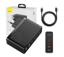 Baseus Ceļojuma lādētājs baseus Gan2 Pro Quick 2X USB + 2x USB-C, 100W, ES (melns) USB lādētājs Baseus GaN CCGAN2P-L01 Tīkla Lādētājs 2 x USB / 2 x USB-C / 100W / 5A Melns Travel Charger     Baseus GaN2 Pro Quick  2x USB + 2x USB-C, 100W, EU (Black)