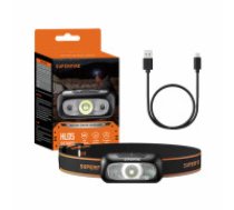 Superfire Priekšējais lukturis Superfire HL05-D, 110lm, USB Superfire HL05-D galvenais lukturis, 110lm, USB Headlight Superfire HL05-D, 110lm, USB