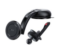 Acefast Sūkšanas automašīnas tālrunis uzstādīts Acefast D7, magnētiskais (melns) Telefona turētājs Acefast Magnetic Car Phone Holder D7 Suction Car Phone Mount Acefast     D7, magnetic (black)