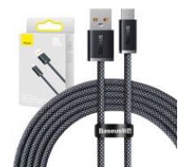 Baseus Kabeļa USB savienojums ar USB-C Baseus Dynamic Series, 100 W, 2 m (melns) Vads tālrunim Baseus Cable USB to USB-C Baseus Dynamic Series, 100W, 2m (black)