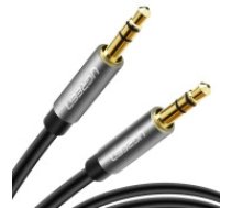 UGREEN UGREEN mini jack 3,5 mm AUX kabelis 1 m (melns) Audio kabelis Ugreen AV119 AUX kabelis 3,5 mm, sudrabs, 1 m UGREEN mini jack 3.5 mm AUX cable 1 m (melns) Audio cable Ugreen AV119 AUX     cable 3,5 mm, silver, 1 m