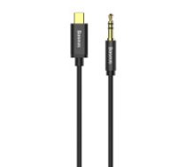 Baseus Baseus yiven audio kabelis USB-C līdz mini ligzdai 3,5 mm, 1,2 m (melns) Baseus Yiven audio M01 USB type-C / mini-jack (3,5 mm) 1,2 m vads, Melns Baseus Yiven Audio cable USB-C to     mini jack 3,5mm, 1.2m (Black)
