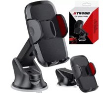 Xtrobb Automātiskais automašīnas turētājs Gravity Car Mount, 4-7 collas, melns Automobiļa telefona turētājs, auto telefona turētājs, mašīnas telefona turētājs,     viedtālruņa turētājs auto, auto telefona turētājs ar regulējamu rokturi. Universal Anti-Sli