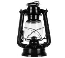 Iso Trade Melnās Eļļas Petrolejas Lampa Laternas, 24cm l Black Vintage Oil Kerosene Lamp Lantern Lighting Melna eļļas lampa 24 cm, izturīgs pret vēju, lampa ar stilīgu dizainu, lielisks     dārza dekors, atmosfēras apgaismojums. Classic Adjustable-Flame B