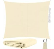 Gardlov Terases nojume 3x2m, bēšs ēnu, ēnojums, jumts, pārsegs, ūdensizturīgs, bura, tents, uv, trapecveida Shade sail patio 3x2m - beige