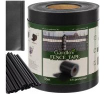 Gardlov Žoga lenta 19cmx35m 630g/m2, antracīts pārklājuma, lente, dārza, segmentu, lamiles Fencing tape 19cmx35m 630g/m2 anthracite 23703