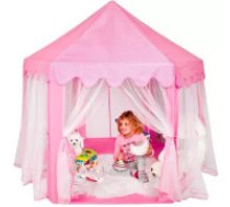 KRUZZEL Bērnu telts Kruzzel 23869, Rozā Children's tent pink Kruzzel 23869