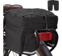 Trizand Trizand 00023798 velosipēda bagāžnieka soma, 60L, melna velosipēda Trizand 23798 bike pannier rack