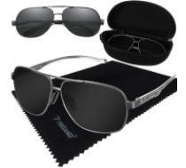 Trizand Trizand Polarizētas Sporta Velo Saulesbrilles UV400 + Vāks, Pelēks Trizand Sunglasses 23633