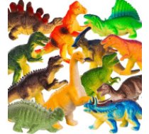 KRUZZEL Dinozauru figūru komplekts/22434/Figurīnas/12 dinozauri/Ceļojums laikā  Dinosaurs - figure set 23434