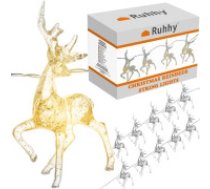 Ruhhy Ruhhy 00024955 LED Ziemassvētku lampiņu virtene Ziemeļbrieži, 10 gab., silti balta Christmas lights - reindeer Ruhhy 24955