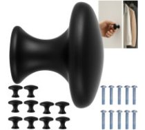 Ruhhy Ruhhy 25679 mēbeļu rokturi, melni matēti, 10 gab. Ruhhy 25679 furniture knob