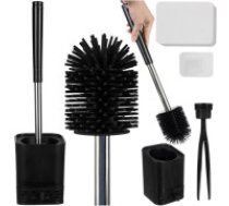 marka niezdefiniowana Ruhhy 25725 tualetes birste ar statīvu, melna Ruhhy 25725 Bathroom Brush