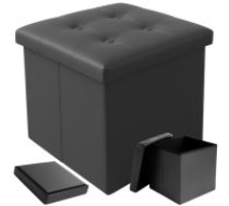 Ruhhy Saliekams sēžamais pufs ar kasti Ruhhy 25780, pelēks Folding pouffe gray Ruhhy 25780