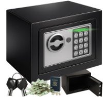 Ruhhy Ruhhy 00026101 seifs ar elektronisko slēdzeni, melns Ruhhy 26101 Combination Safe