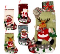 Repest Ruhhy Ziemassvētku zeķes dāvanām, 4 gab., daudzkrāsainas Christmas socks - decorative 4 pcs Ruhhy 26467
