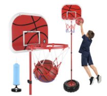 Iso Trade Iso Trade bērnu basketbola grozs ar statīvu, regulējams 109-170 cm Kosz do koszykówki 170cm