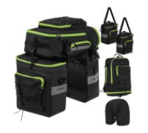 Trizand Ūdensnecaurlaidīga velosipēda bagāžnieka soma 65L Trizand Sakwa rowerowa wodoodporna 53L Trizand