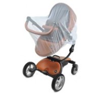 KRUZZEL Elastīgs moskītu tīkls ratu kulbām un bērnu sēdeklītim l Elastic Mosquito Net for a Pram and Child Seat Moskītu tīkls bērnu ratiņiem, Vispārējs, Ekselents, Aizsargājošs,     Augstas kvalitātes materiāls, Balts. Universal Fit, High-quality Mosquito