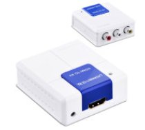 UGREEN Ugreen adapteris pārveidotājs HDMI uz AV (RCA), balts FullHD, konvertors, audio, video, AL, NTSC, RWY, Bluray, DVD Ugreen adapter HDMI to AV (RCA) converter, white