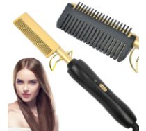 Elektriskā matu taisnošanas suka, karstā taisnojošā matu ķemme  Electric comb hair straightener brush