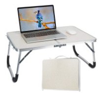 Salokāms Datora Laptopa Galds Statīvs Paaugstinājums Portatīvs Tūrisma Kempinga Galdiņš  Folding table for tent suitcase