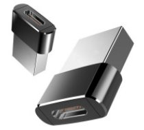 OTG adapteris USB-A uz USB-C datu pārsūtīšanai un uzlādei, melns type-a, type-c, USB-A USB OTG Adapter USB-A to USB-C