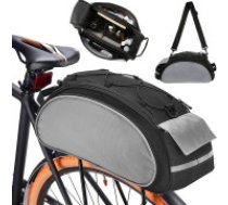 Ērta Velosipēda Soma uz Bagāžnieka 13L, Melna Bike bag luggage carrying case large