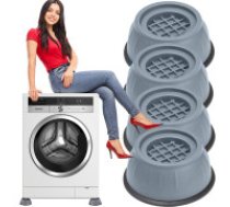 Pretslīdēšanas Paliktnīši Veļasmašīnai, 4 Gab  Washing machine dishwasher anti-vibration pads 4 pcs