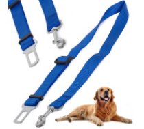 Drošības josta suņiem automašīnai - regulējama pavada ar stipru karabīni  Car seat belt for dog safety leash