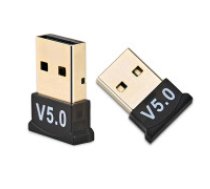 Bluetooth Uztvērējs Adapters Datoram, Audio, Video Ierīcēm u.t.t., Melns  Bluetooth adapter dongle 5.0 high usb speed fast