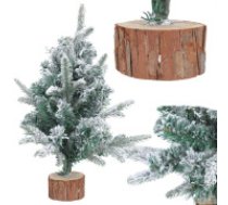 Mākslīgā Ziemassvētku Egle 50CM Ar Sniegu  Artificial christmas tree snow small 50cm desk decoration