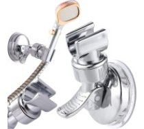 Dušas rokas leņķī maināms turētājs ar stipru piesūcekni  Shower handset holder swivel head strong suction cup shower