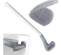 Silikona tualetes birste ar sienas stiprinājumu  Silicone toilet brush toilet hook hygienic