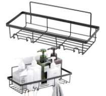 Vannas Istabas Bēniņu Dušas Plaukts Karājas 4X Āķis  Loft bathroom shower shelf hanging 4x hook