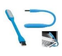 Silikona elastīga USB LED lampa ar 6 diodēm datoram  Silicone flexible usb lamp for laptop notebook computer 6 led strong