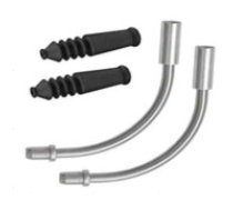90 Grādu Caurule V-Brake Velosipēdu Bremžu Komplektam Ar Gumijām BRAKE PIPE 230825 (1000)