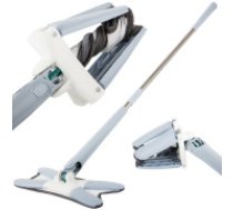 Grozāmā grīdas slotiņa ar izgriezēju  Flat mop for floor cleaning with wringer rotary twist wringer