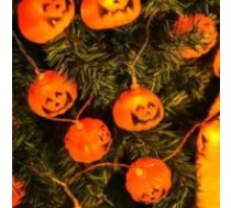 LED ķirbju gaismas, 200cm Helovīna dekorācija  Lights 10 led hanging pumpkins halloween 200cm glowing decoration pumpkin decoration