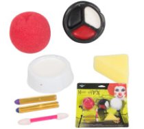 Klauna deguna grima komplekts Halloween un cosplay grimam  Makeup kit clown nose for halloween makeup for cosplay makeup