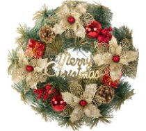 Ziemassvētku vainags ar rotājumiem, 40 cm Christmas decorations garland door decoration wall decoration christmas decorations