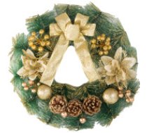 Ziemassvētku vainags durvīm un sienai, 40 cm Christmas decorations garland door decoration wall decoration christmas decorations