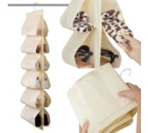 Piekaramais Apavu Organaizers, Plaukts Shoe organiser for wardrobe hanging shoe rack 12 pairs