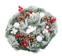 Ziemassvētku vainags durvīm un logiem, 20 cm Garland christmas wreath christmas decorations door decoration window