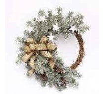Ziemassvētku Adventes Durvju Vainags, 30 cm Christmas decorative garland wall decoration door decoration christmas decorations