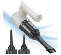 Bezvadu rokas putekļu sūcējs un pūtējs 2in1 ar USB uzlādi Cordless hoover 2in1 handheld blower nozzles usb filter