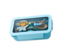Pusdienu kaste ar nodalījumiem un galda piederumiem skolai un darbam, zila LUNCH BOX 1.1L HXD6627 BLUE (72) GAB_A