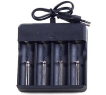 18650 Akumulatoru lādētājs ar LED indikatoru  4x 18650 led battery charger