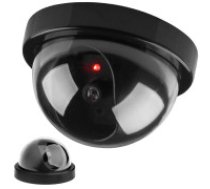 Videonovērošanas Kupola Kameras Mulāža Imitācija butaforija mājai dārzam  Dummy cctv camera camera dome diode